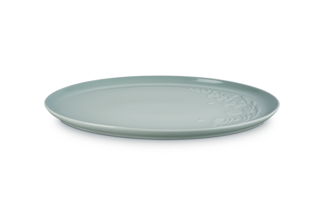 Le Creuset Stoneware La Collection Jardin Oval Casserole Serving Platter 36cm Sea SaltSea Salt image number 1